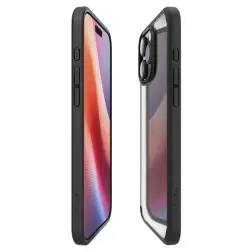 Spigen Crystal Hybrid, matinis juodas - iPhone 6.9" 2024