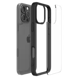Spigen Crystal Hybrid, matinis juodas - iPhone 6.9" 2024