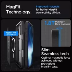 Spigen Core Armor MagSafe, matte black - iPhone 16 Pro
