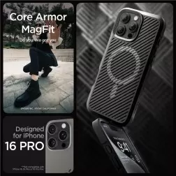 Spigen Core Armor MagSafe, matinė juoda - iPhone 6.3" 2024