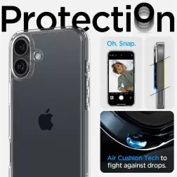 Spigen Crystal Hybrid, kristalas skaidrus - iPhone 6.7" 2024
