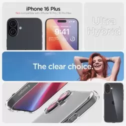 Spigen Crystal Hybrid, kristalas skaidrus - iPhone 6.7" 2024