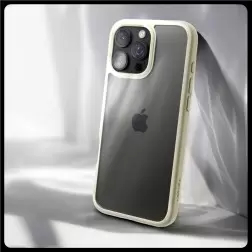 Spigen Crystal Hybrid, tylus bežė - iPhone 6.9" 2024