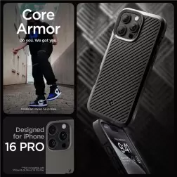 Spigen Core Armor, matinis juodas - iPhone 6.3" 2024