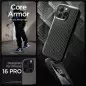 Spigen Core Armor, matte black - iPhone 16 Pro