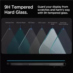 Spigen Glass tR EZ Fit 2 Pack, transparency - iPhone 16 Pro Max