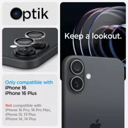 Spigen Stiklas tR EZ Fit Optik Pro 2 Paketas, kristalas skaidrus - iPhone 6.1"/6.7" 2024