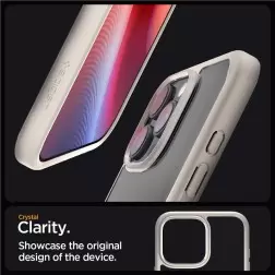 Spigen Ultra Hybrid, natural titanium - iPhone 16 Pro