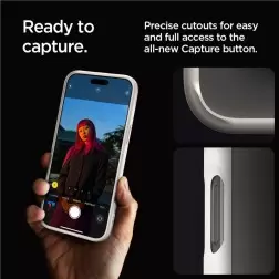 Spigen Ultra Hybrid, natūralus titan - iPhone 6.3" 2024