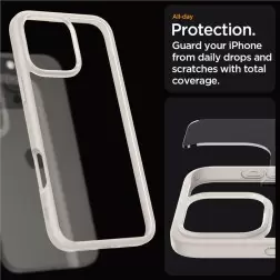 Spigen Ultra Hybrid, natūralus titan - iPhone 6.3" 2024