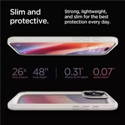 Spigen Ultra Hybrid, natūralus titan - iPhone 6.3" 2024