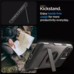 Spigen Slim Armor MagSafe, šaunametalis - iPhone 6.3" 2024