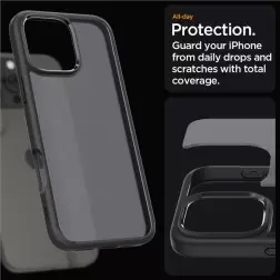 Spigen Ultra Hybrid, šaltas juodas - iPhone 6.9" 2024