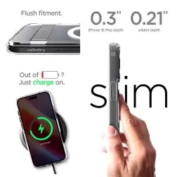 Spigen Ultra Hybrid S MagSafe, kristalas skaidrus - iPhone 6.7" 2024