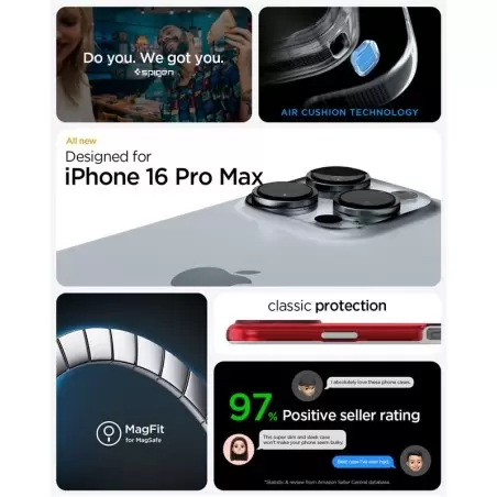 Spigen Classic C1 MagSafe, ruby - iPhone 6.9" 2024