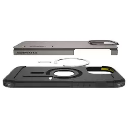 Spigen Tough Armor MagSafe, šaškėlinis metalas - iPhone 6.3" 2024