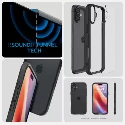 Spigen Ultra Hybrid, matinė juoda - iPhone 6.7" 2024