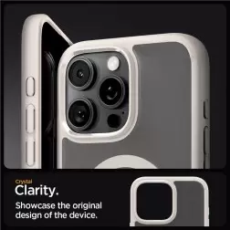 Spigen Ultra Hybrid MagSafe, šaltas natūralus titan - iPhone 6.3" 2024