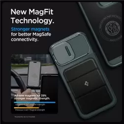 Spigen Optik Armor MagSafe, geltona - iPhone 6.9" 2024