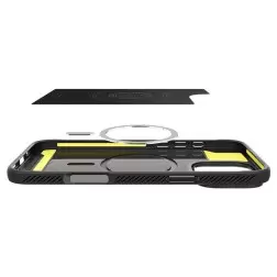 Spigen Rugged Armor MagSafe, matinis juodas - iPhone 6.3" 2024