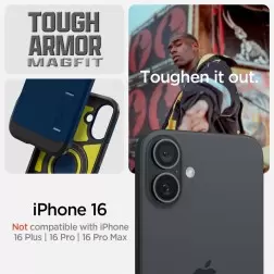 Spigen Tough Armor MagSafe, navy blue - iPhone 16