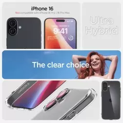 Spigen Ultra Hybrid, kristalas skaidrus - iPhone 6.1" 2024