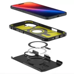 Spigen Tough Armor MagSafe, black - iPhone 6.7" 2024