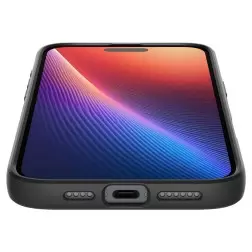 Spigen Liquid Air, matte black - iPhone 16 Plus