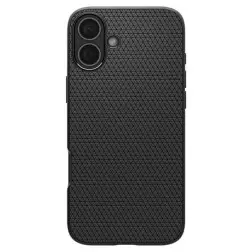Spigen Liquid Air, matte black - iPhone 16 Plus
