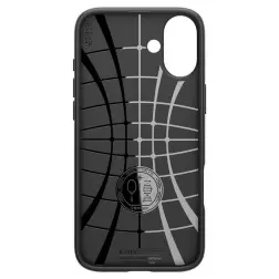 Spigen Liquid Air, matte black - iPhone 16 Plus