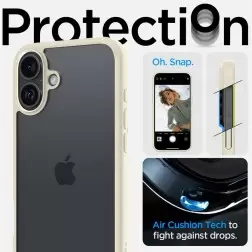 Spigen Ultra Hybrid, tylusis bežas - iPhone 6.7" 2024