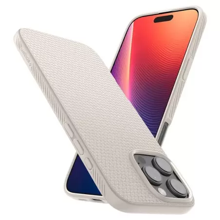 Spigen Liquid Air, natural titanium - iPhone 16 Pro Max