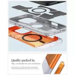 Spigen Klasikinis C1 MagSafe, mandarinų - iPhone 6.3" 2024
