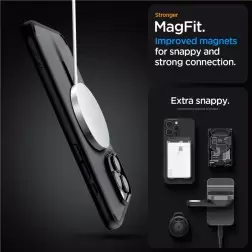 Spigen Ultra Hybrid MagSafe, šaltas juodas - iPhone 6.9" 2024