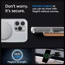 Spigen Ultra Hybrid s MagSafe, kristalas skaidrus - iPhone 6.3" 2024