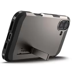 Spigen Tough Armor MagSafe, gunmetal - iPhone 16 Plus