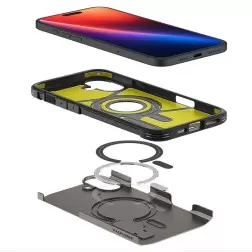 Spigen Tough Armor MagSafe, gunmetal - iPhone 6.7" 2024