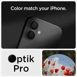 Spigen Stiklo tR EZ Fit Optik Pro 2 paketas, juoda - iPhone 6.1"/6.7" 2024