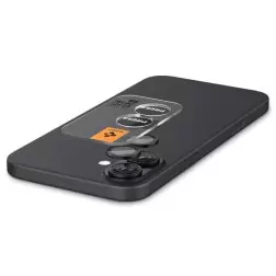 Spigen Glass tR EZ Fit Optik Pro 2 kappaleen pakkaus, musta - iPhone 6,1"/6,7" 2024