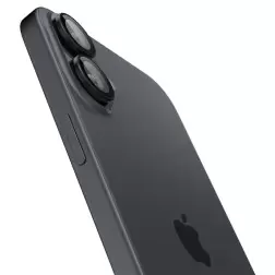Spigen Stiklo tR EZ Fit Optik Pro 2 paketas, juoda - iPhone 6.1"/6.7" 2024