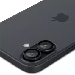 Spigen Stiklo tR EZ Fit Optik Pro 2 paketas, juoda - iPhone 6.1"/6.7" 2024