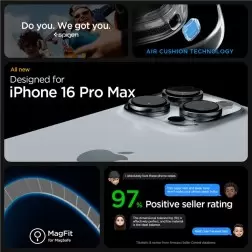 Spigen Ultra Hybrid MagSafe, frost natural titanium - iPhone 6.9" 2024