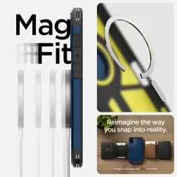 Spigen Tough Armor MagSafe, tamsiai mėlyna - iPhone 6.7" 2024