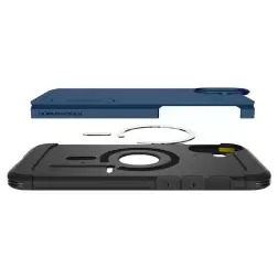 Spigen Tough Armor MagSafe, tamsiai mėlyna - iPhone 6.7" 2024
