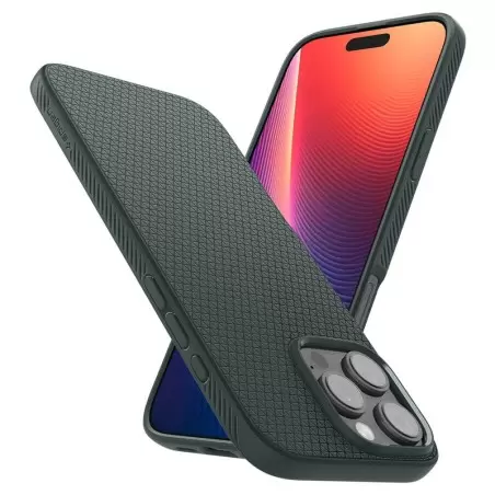 Spigen Liquid Air, dziļi zaļš - iPhone 16 Pro Max