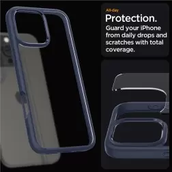 Spigen Ultra Hybrid, tamsiai mėlyna - iPhone 6.3" 2024