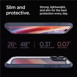 Spigen Ultra Hybrid, tamsiai mėlyna - iPhone 6.3" 2024