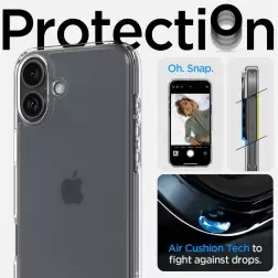 Spigen Ultra Hybrid, šaltai skaidrus - iPhone 6.7" 2024