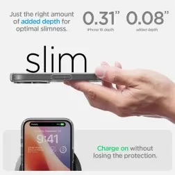 Spigen Ultra Hybrid, šaltai skaidrus - iPhone 6.7" 2024