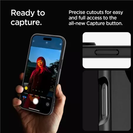 Spigen Ultra Hybrid MagSafe, frost black - iPhone 16 Pro